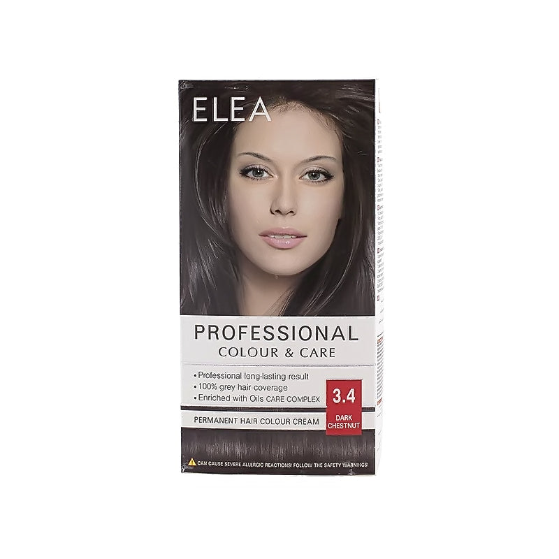 Elea Hair Color Cream 3/4 Dark Chestnut 123ml