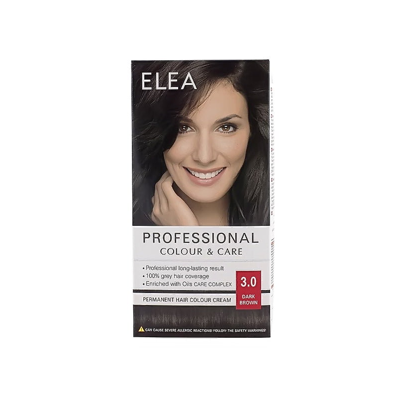 Elea Hair Color Cream 3/0 Dark Brown 123ml