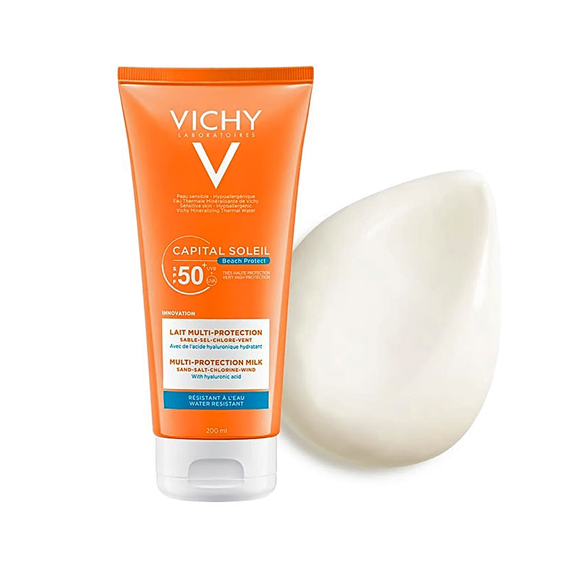 Vichy Capital Soleil Beach Protect Multi-Protection Milk Spf 50 + 200 ML