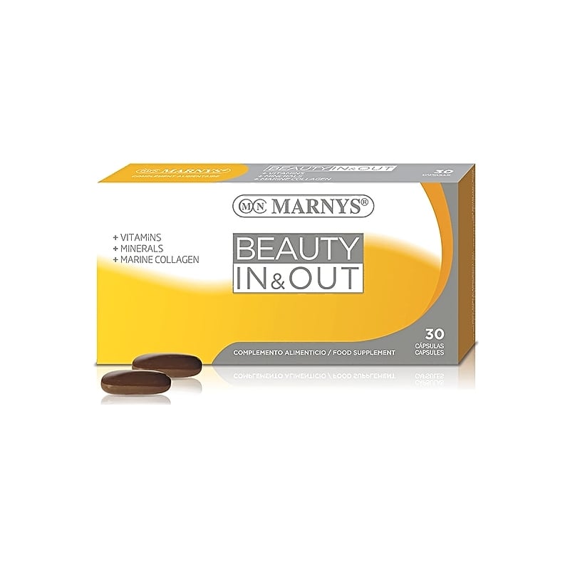 Marnys Beauty In & Out 30 Caps for healthy skin, nails and hair