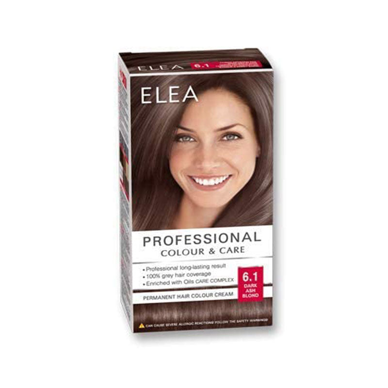 Elea Hair Color Cream 6/1 Dark Ash Blond 123ml