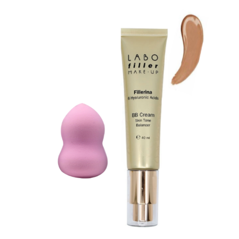 Fillerina BB Cream No.4 50% OFF + Ruby Beauty Blender Sponge Free Offer Package