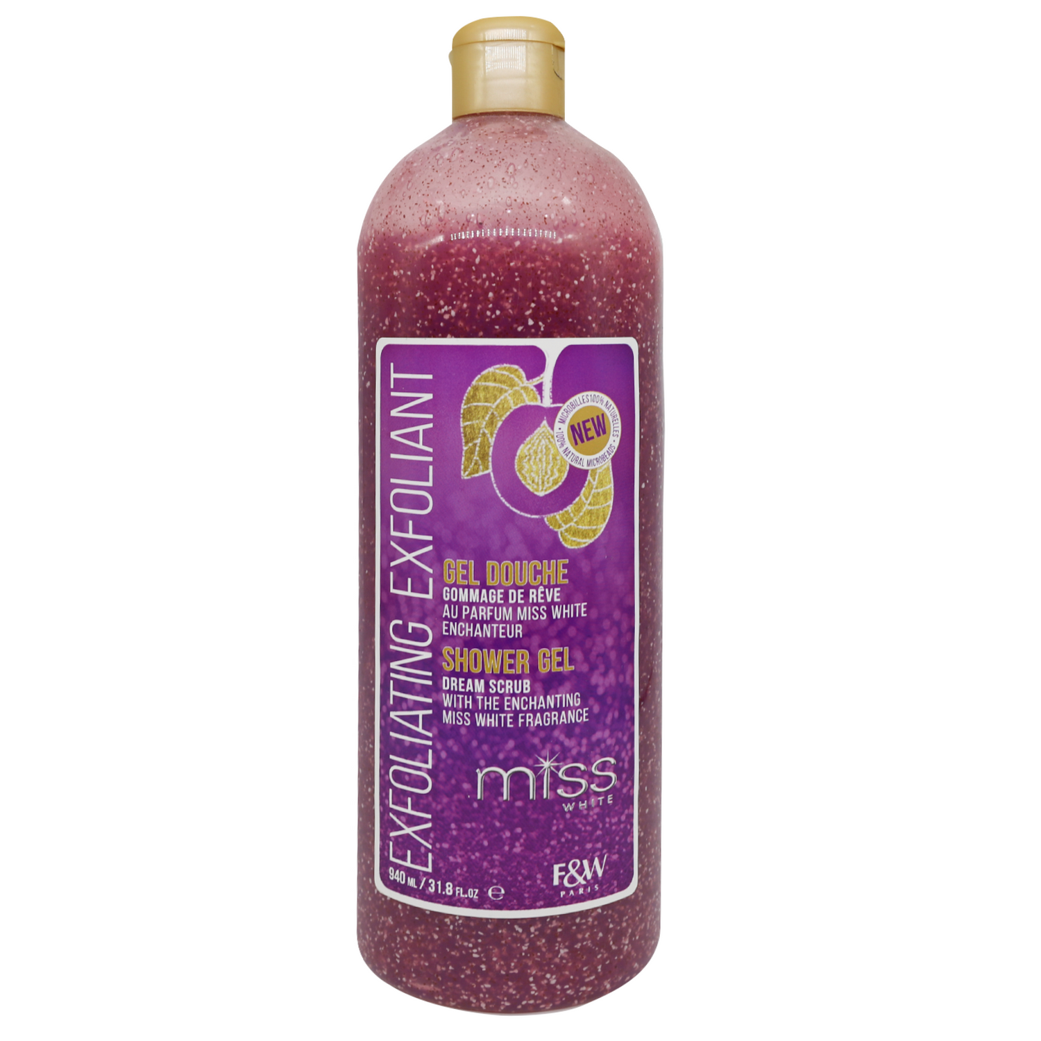 Fair & White Miss White Shower Gel Dream Scrub 1000 ML