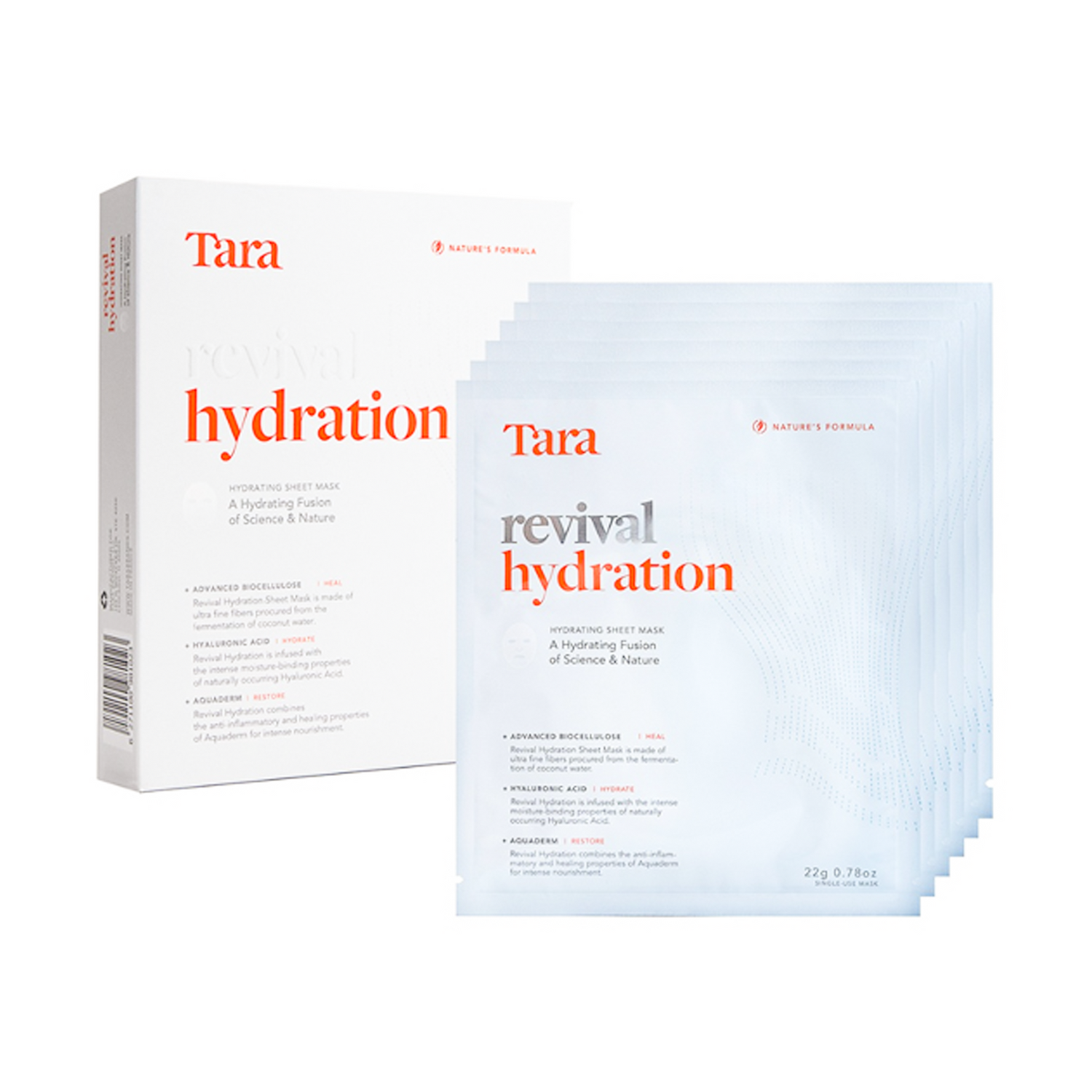 Tara Revival Hydration Sheet Mask 6*22 mL