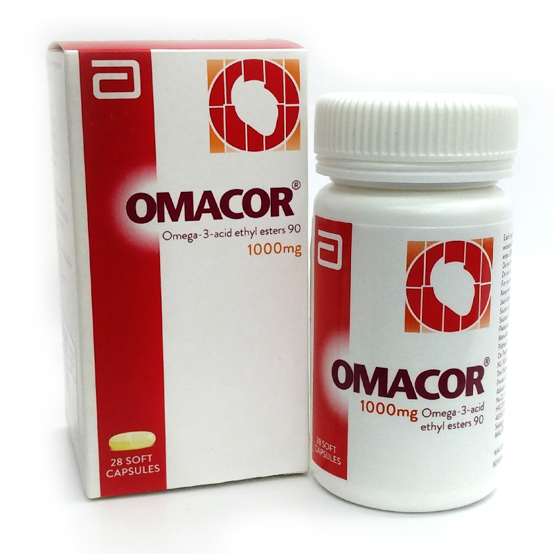 Omacor 1000 mg – 28 Capsules - Beauty Vitamins