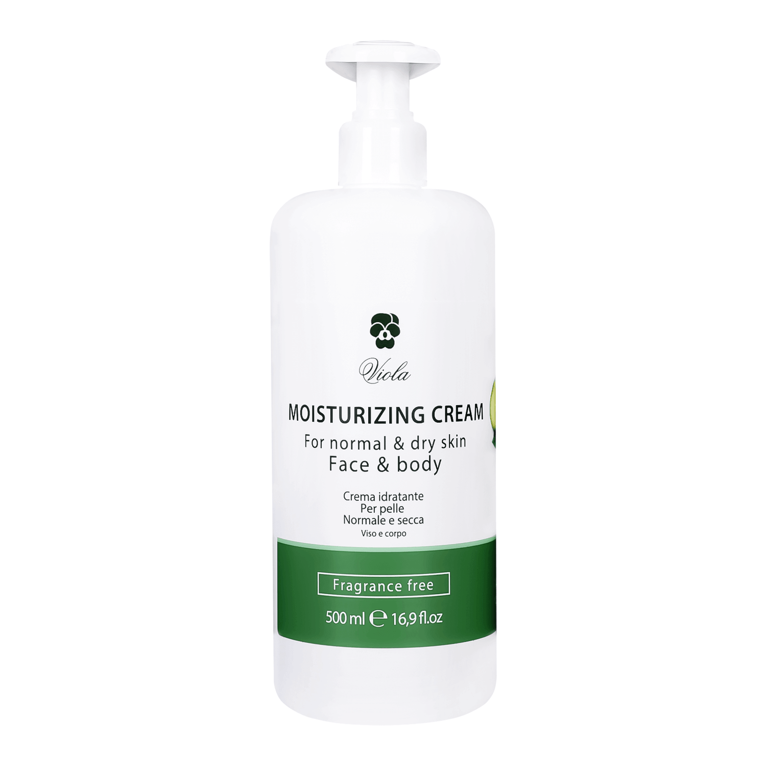 Viola Moisturizing Cream for Normal and Dry Skin, Face and Body 500 ml - Beauty Vitamins