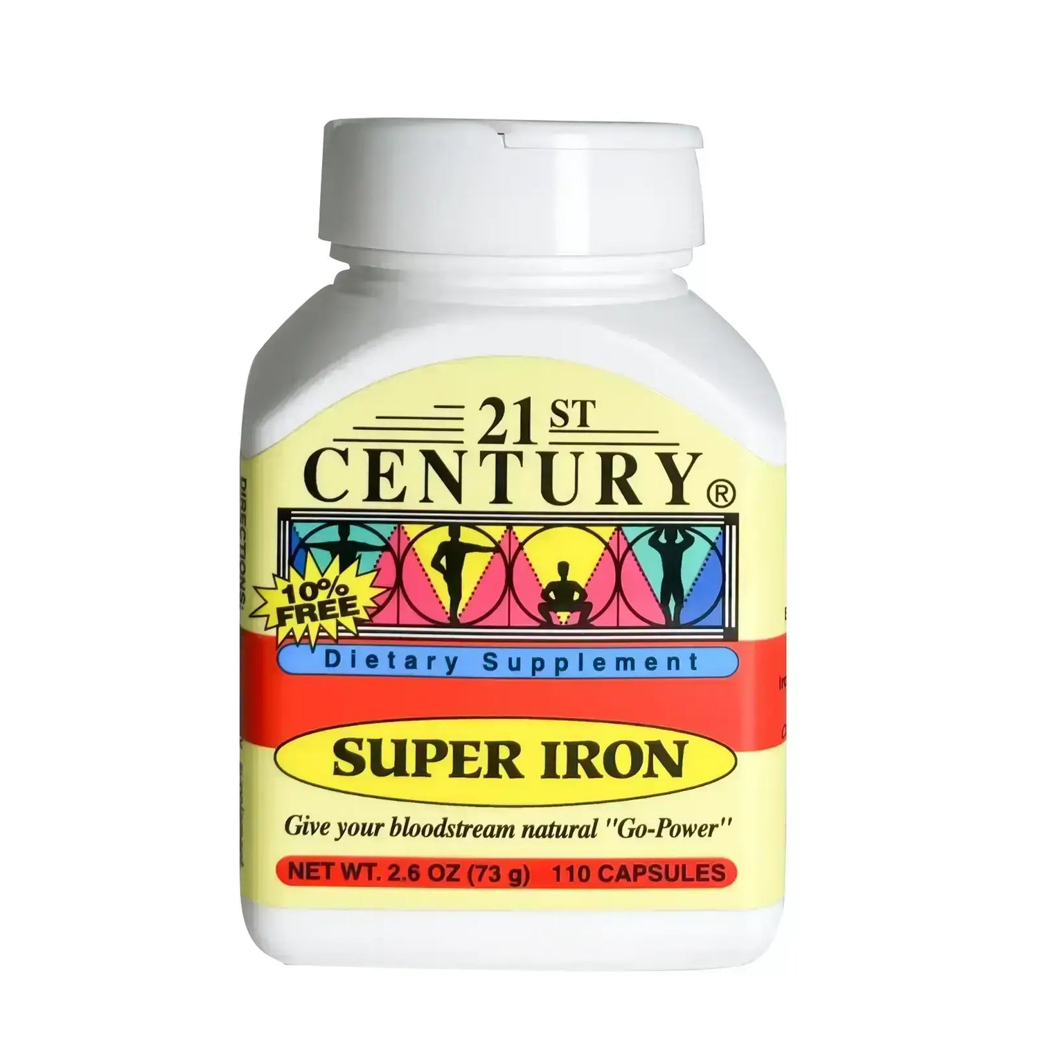 21St Century Super Iron 110'S capsules