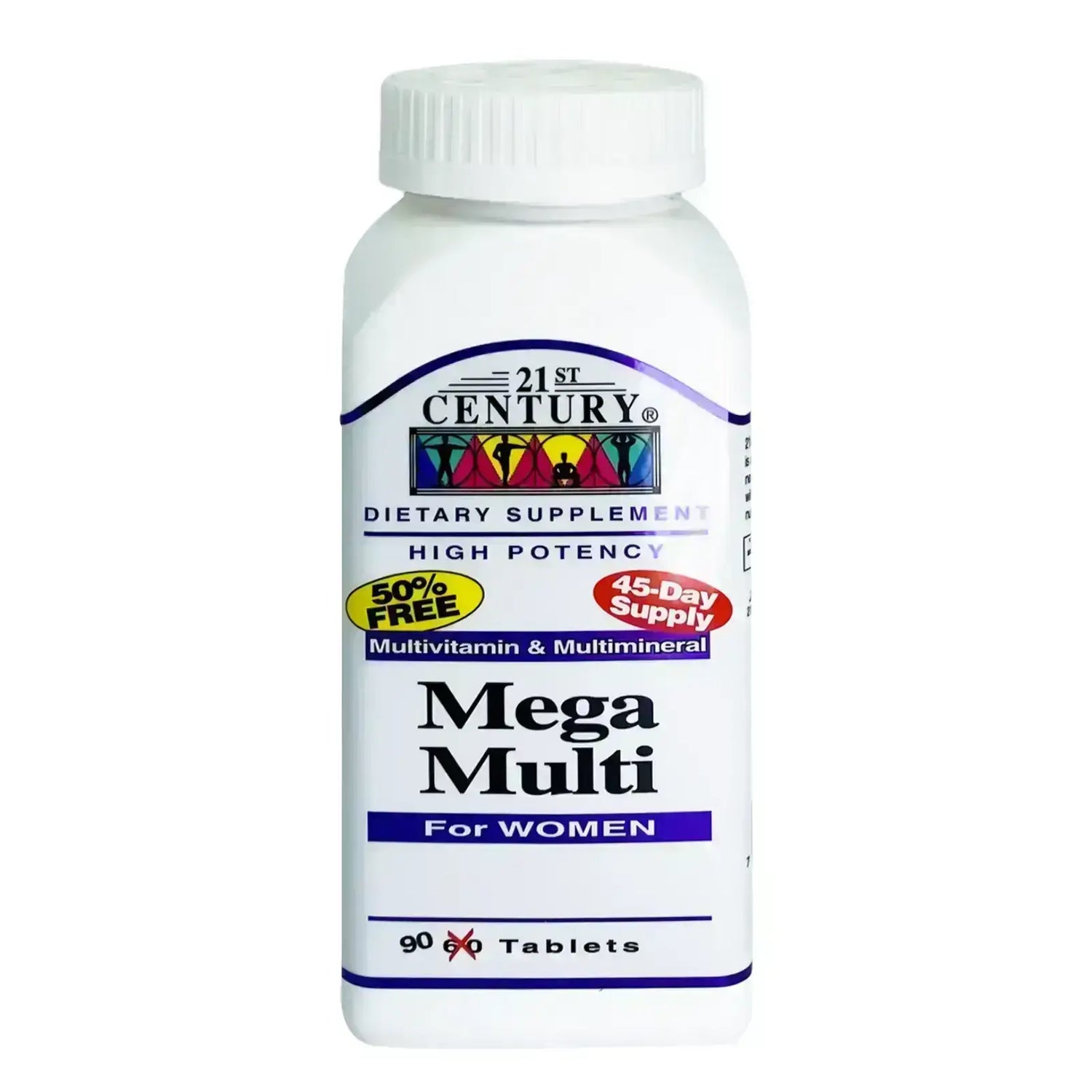 21St Century Mega Multi Wom 90 tablets