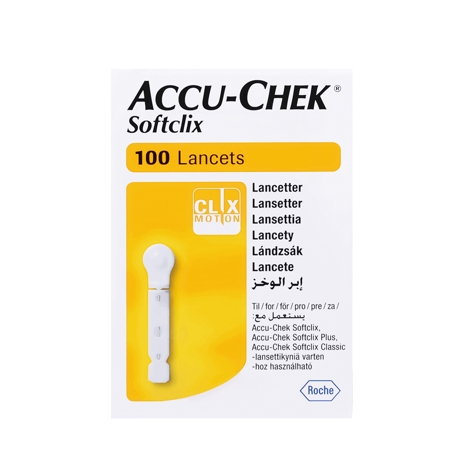Accu Chek Softclix Lancet 100'S