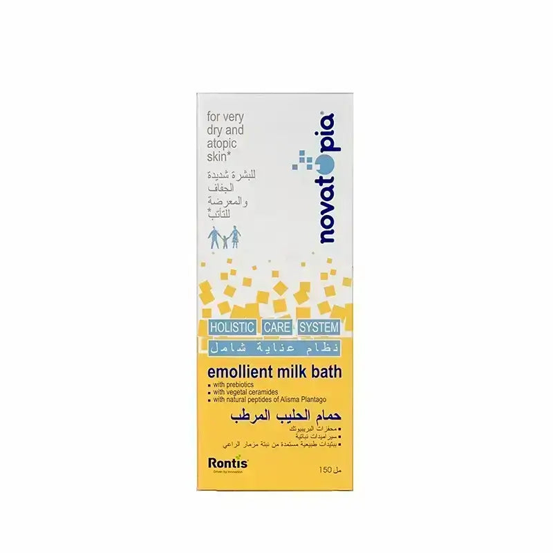 Novatopia Emollient Milk Bath 150 ml for Very Dry & Atopic Novatopia Emollient Milk Bath 150 ml for Very Dry & Atopic