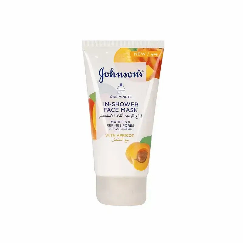 JOHNSONS INSHOWER FACE MASK APRICOT-6x75ML