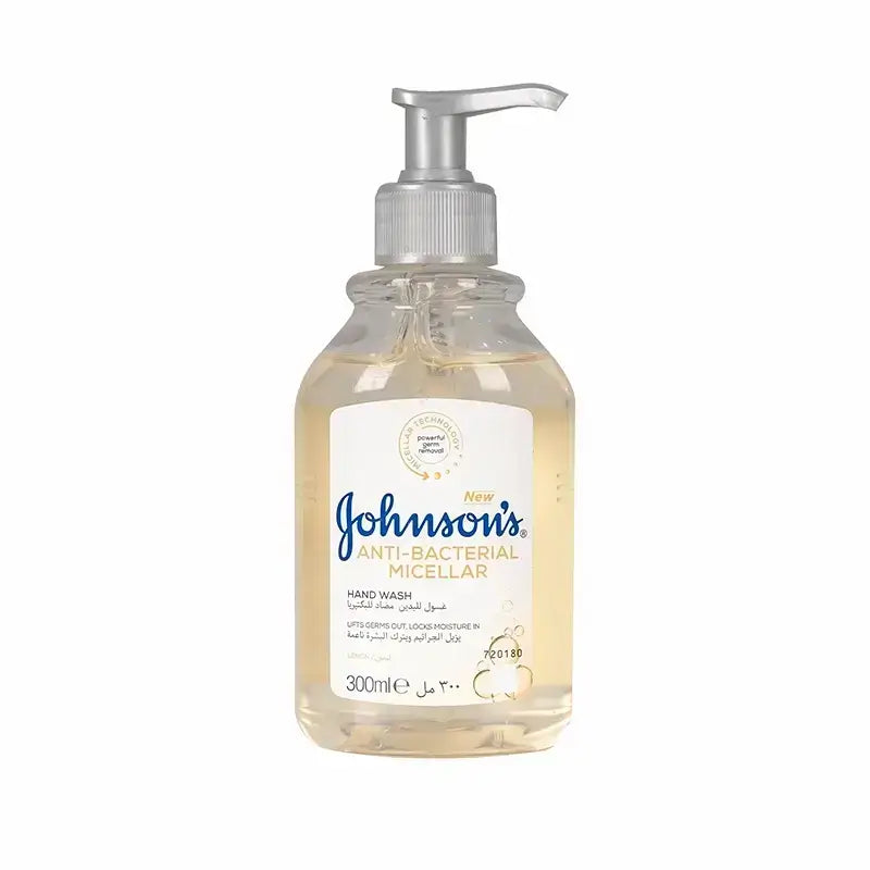 JOHNSONS A/B MICELLAR LEMON HNDWSH-12x300ML