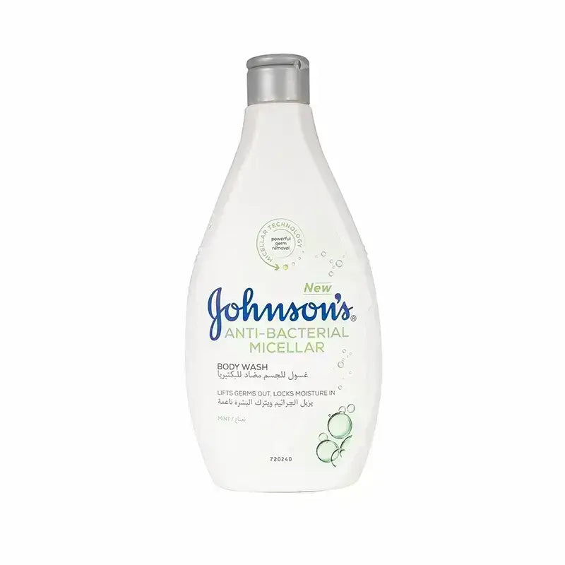 JOHNSONS A/B MICELLAR MINT BDYWSH-12x400ML