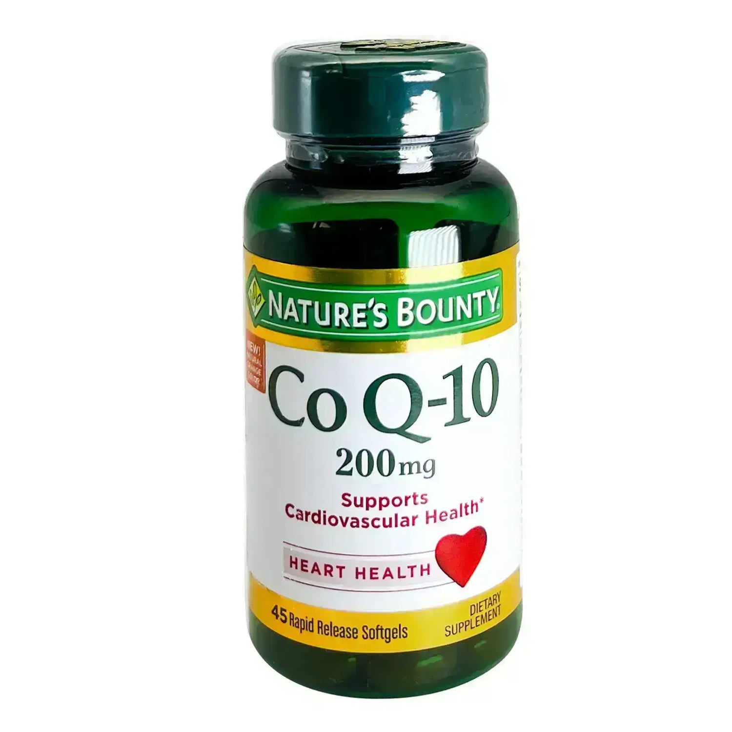 Nature's Bounty CoQ-10 200mg Softgels – 45 Capsules
