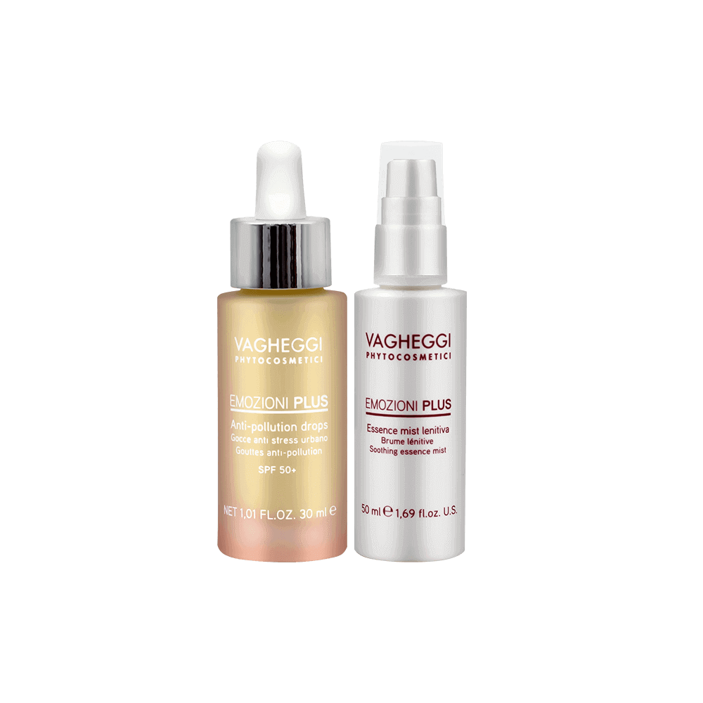 Vagheggi Emozioni Plus Soothing Essence Mist + Anti-pollution Drops SPF50