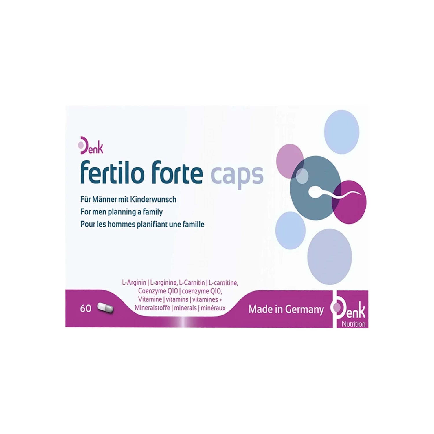 Denk Fertilo Forte Caps 60'S for men's fertility