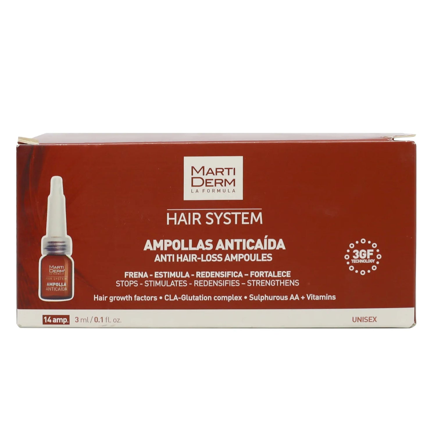 مارتيديرم انتيكايدا أمبولات الشعر 14 أمبولة لتساقط الشعر