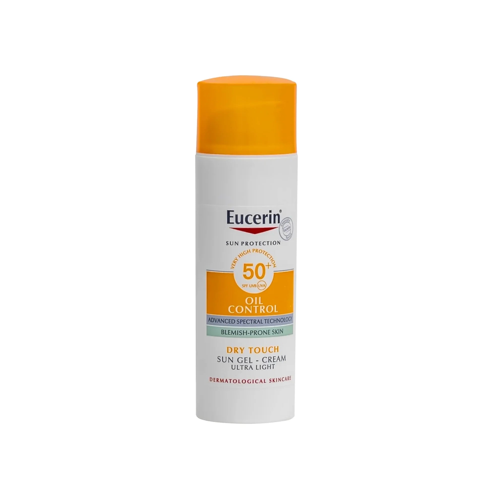 eucerin sunscreen Oil Control SPF50+ sun gel-cream for oily and acne-prone skin