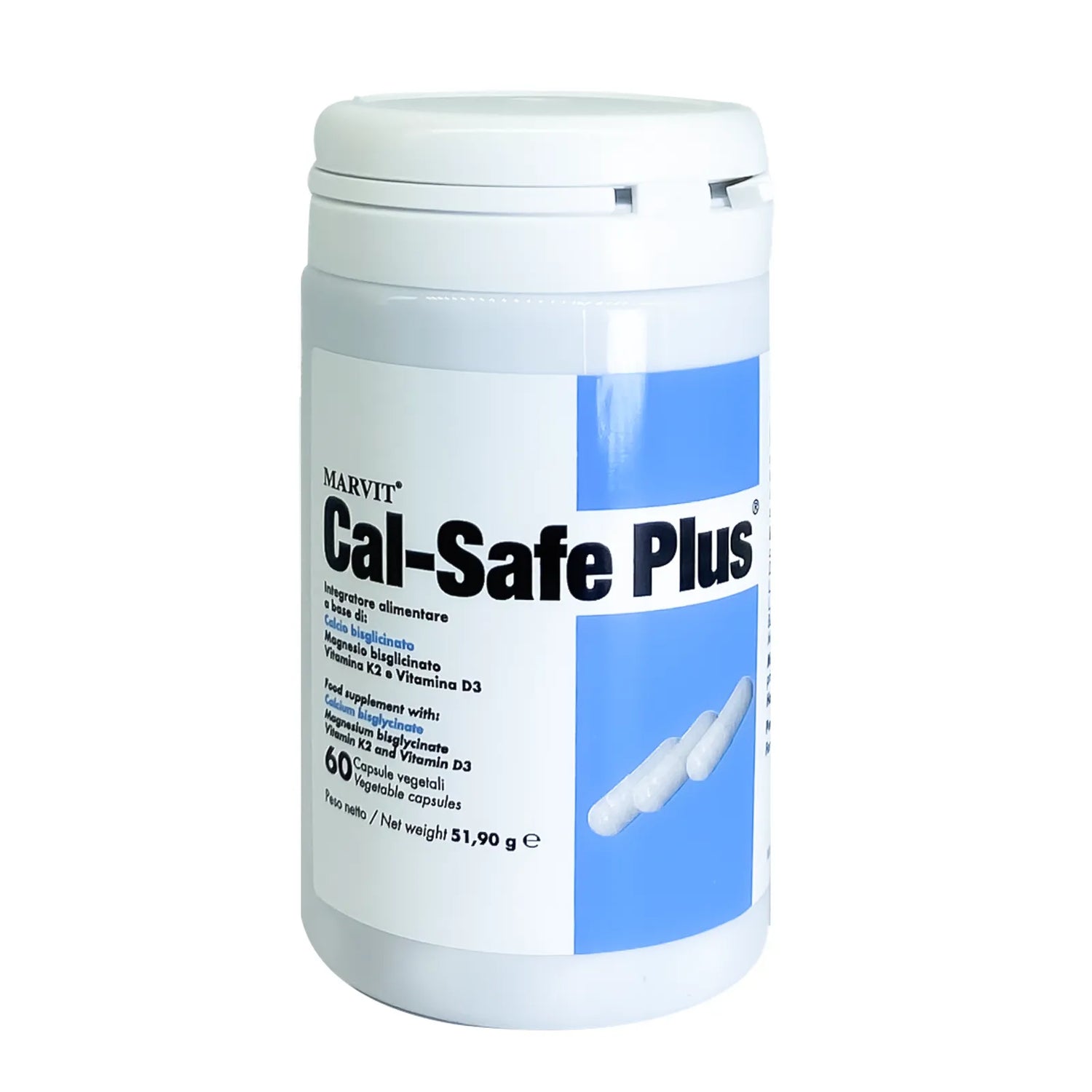 Marvit Cal Safe Plus Caps 60 كبسولة لصحة العظام