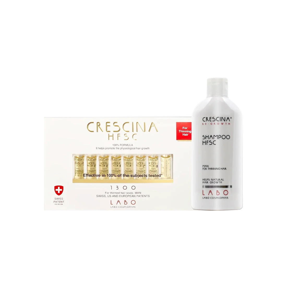 Crescina Hair Growth Man 1300 Package