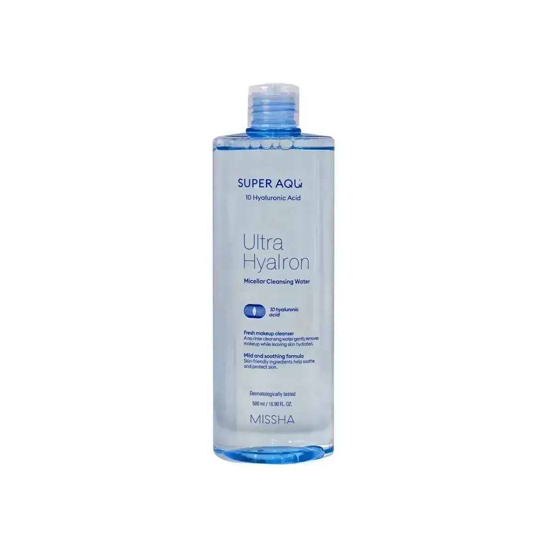Mishaa Super Aqua Ultra Hyalron Micellar Cleansing Water 500 ml