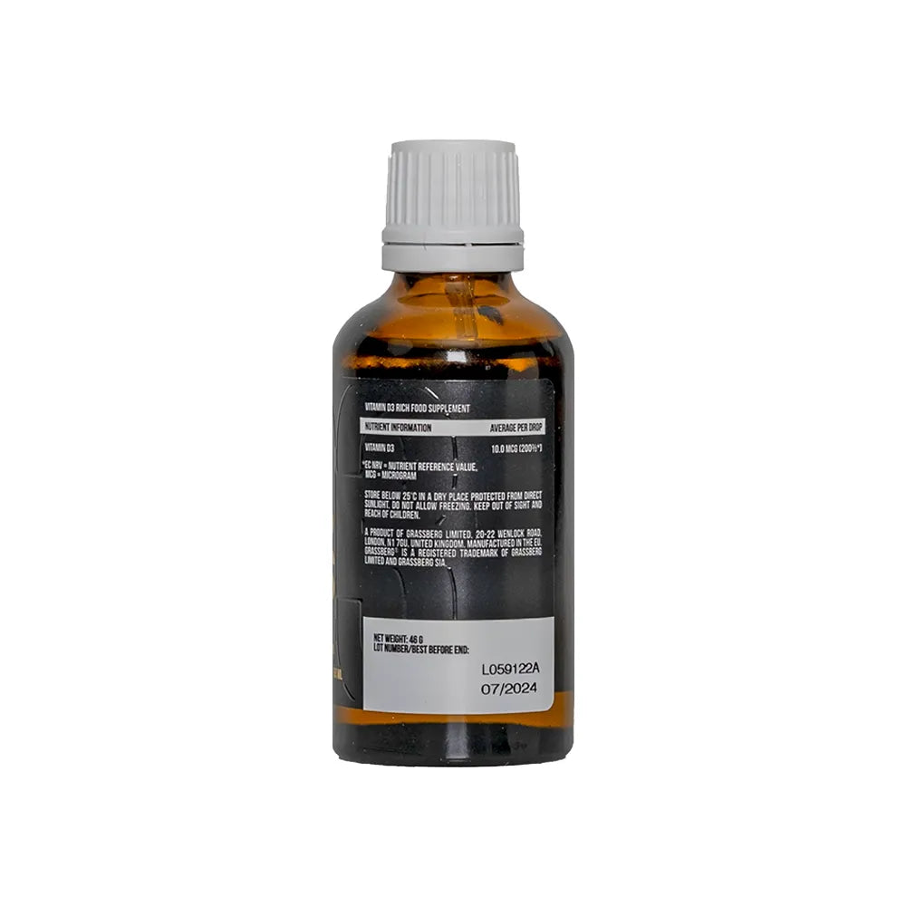 Grassberg Vitamin D3 400 IU Drops 50 ml