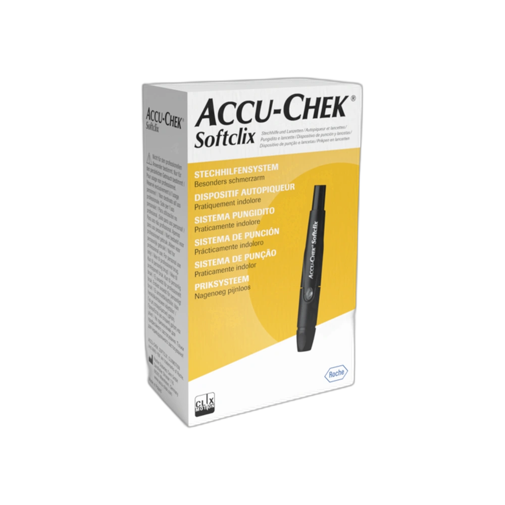 Accu Chek Softclix Kit 1Pen + 25 Lancets 0160 2726214 - Beauty Vitamins