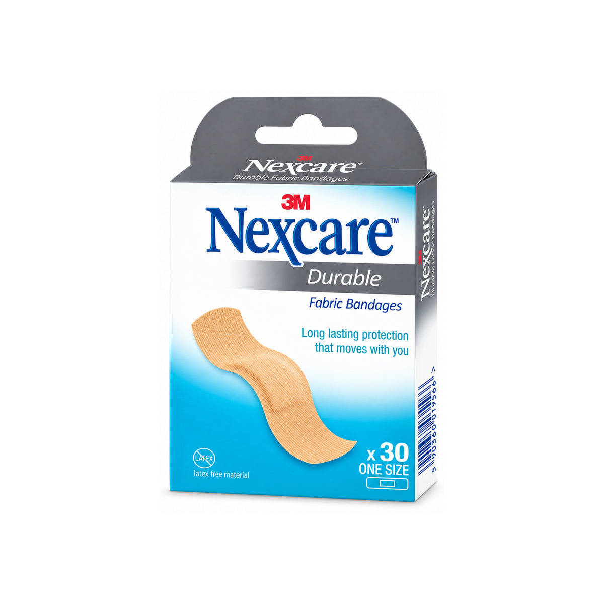 Nexcare Durable Bandages 72*19 mm 30'S -66530.40