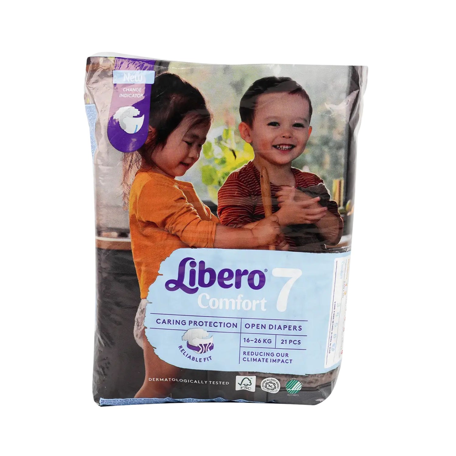 حفاظات أطفال ليبرو كمفورت ++XL  رقم 7 -26 حفاظه