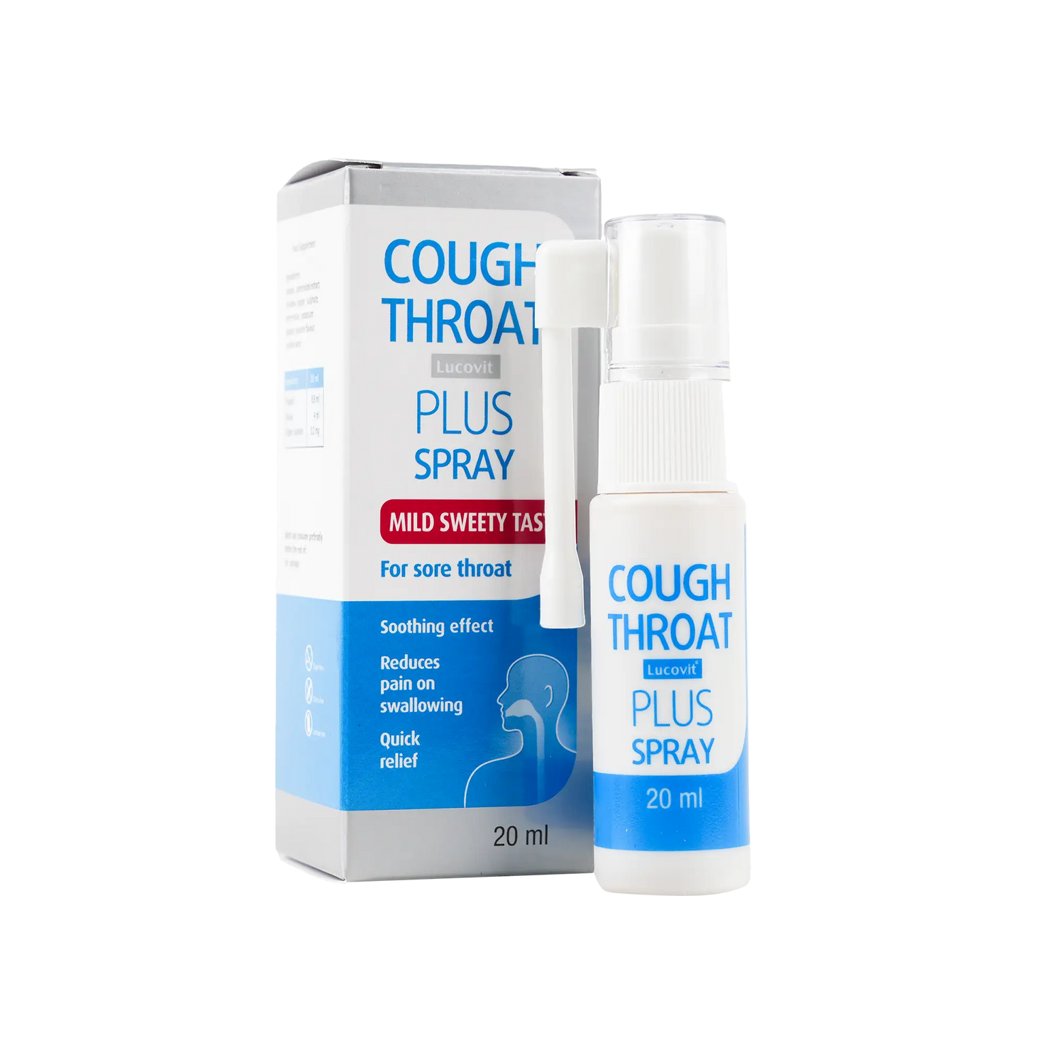Lucovit Cough Throat Spray 20ml