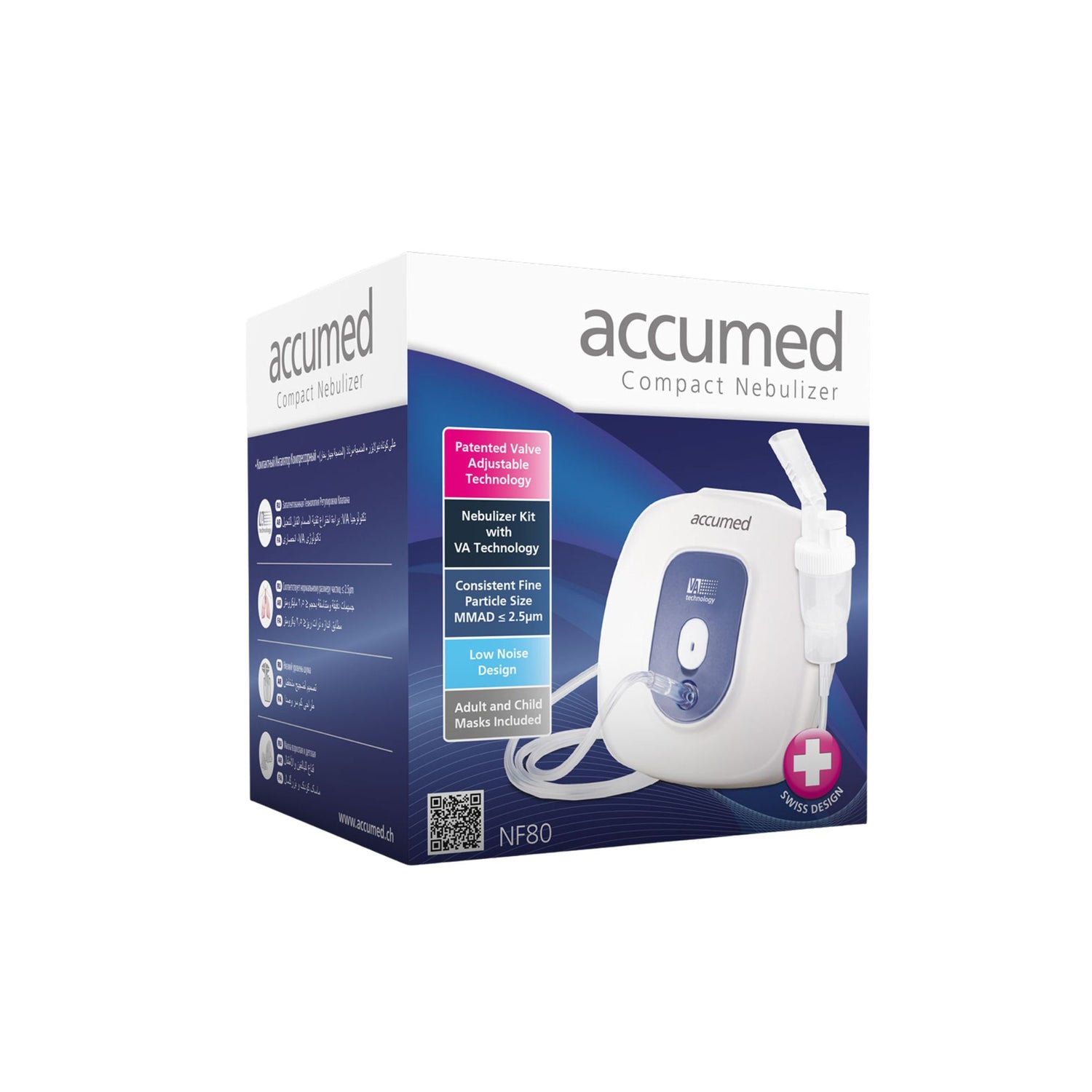 Accumed Compact Nebulizer NF80 A181 - Beauty Vitamins