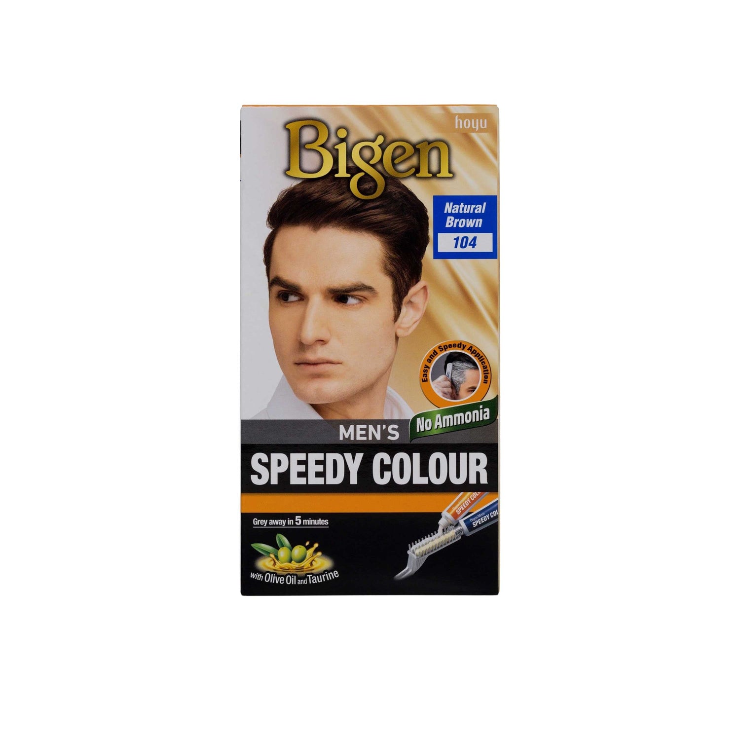 Bigen 104 Men's Speedy Color Natural Brown