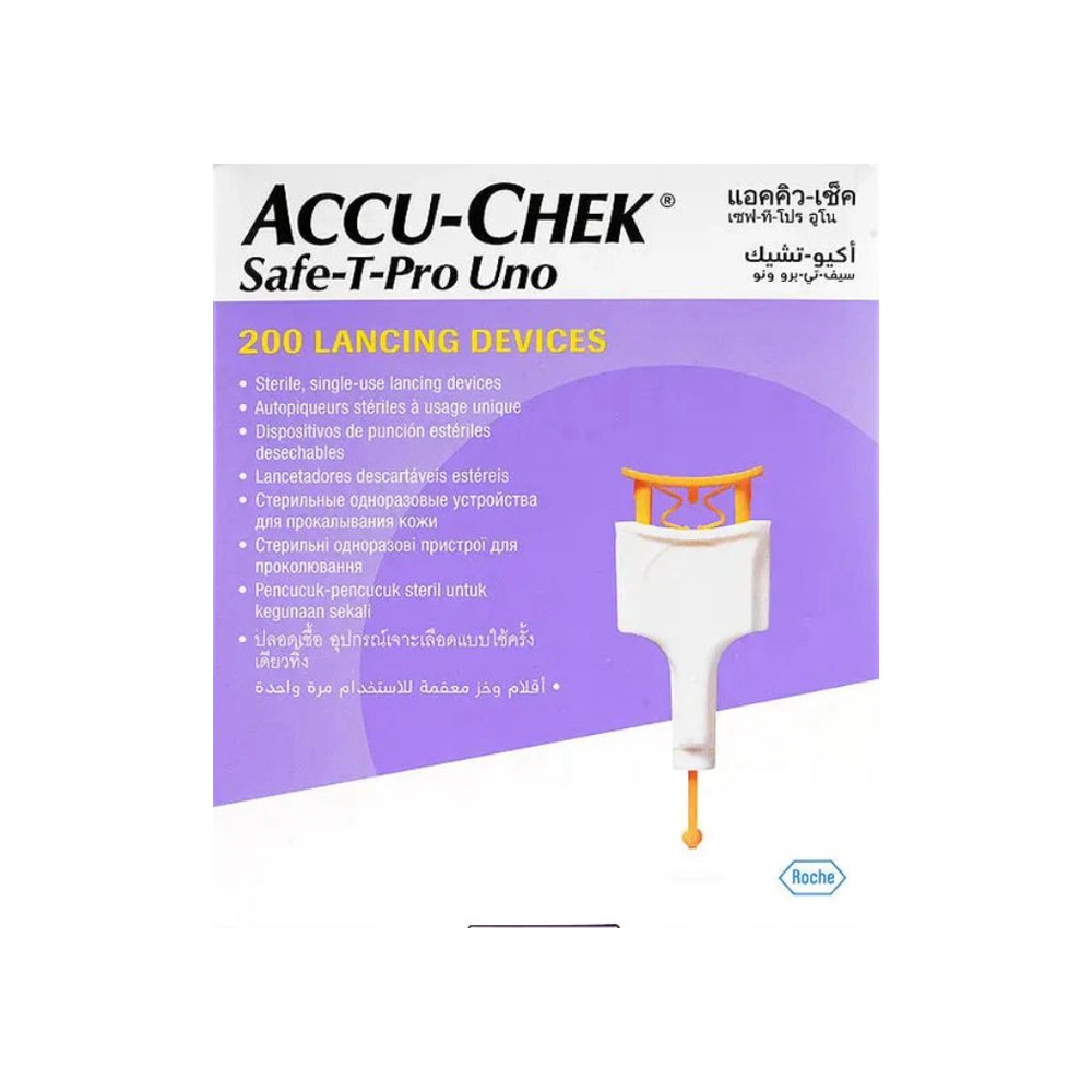 Accu Chek Safe-T Pro Uno Lancet 200'S 2726217 - Beauty Vitamins