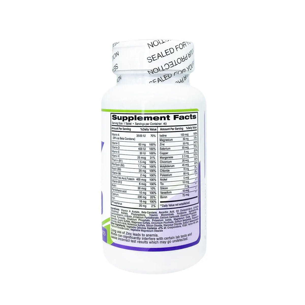 American Creations A to Z – 40 Tablets - Beauty Vitamins