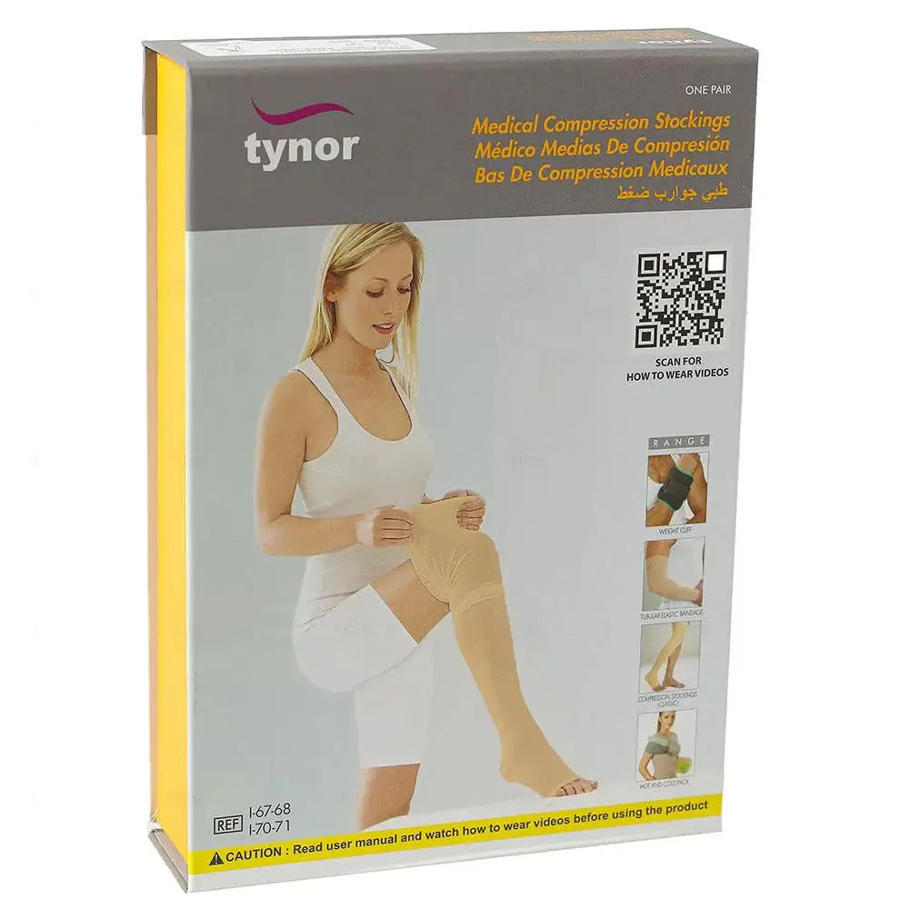 Tynor Medical Compression Knee High Class 2 I 67XL