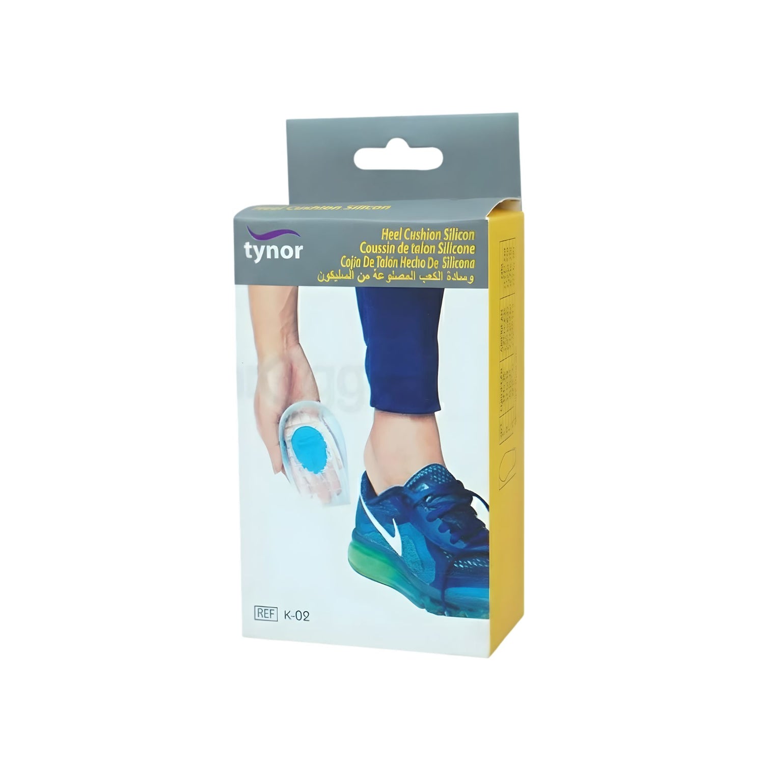 Tynor Heel Cushion Silicon (Pair) K 02M