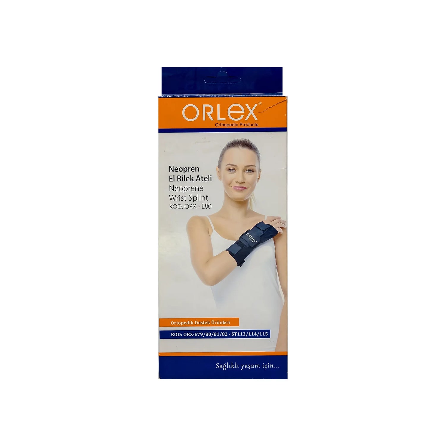 Orlex Neoprene Wrist Splint (Left) E80 ST 114
