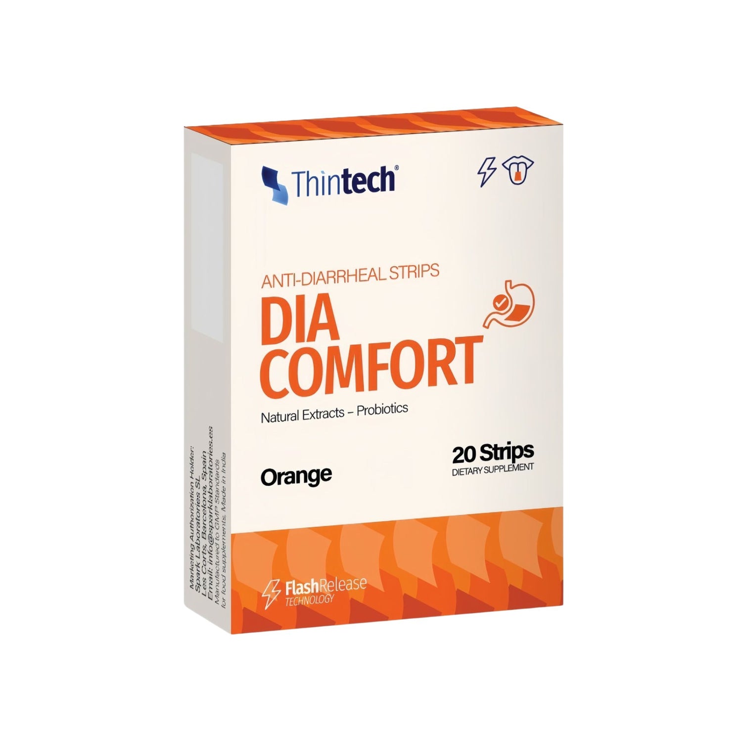 Thintech Diacomfort 10 Oral Strips