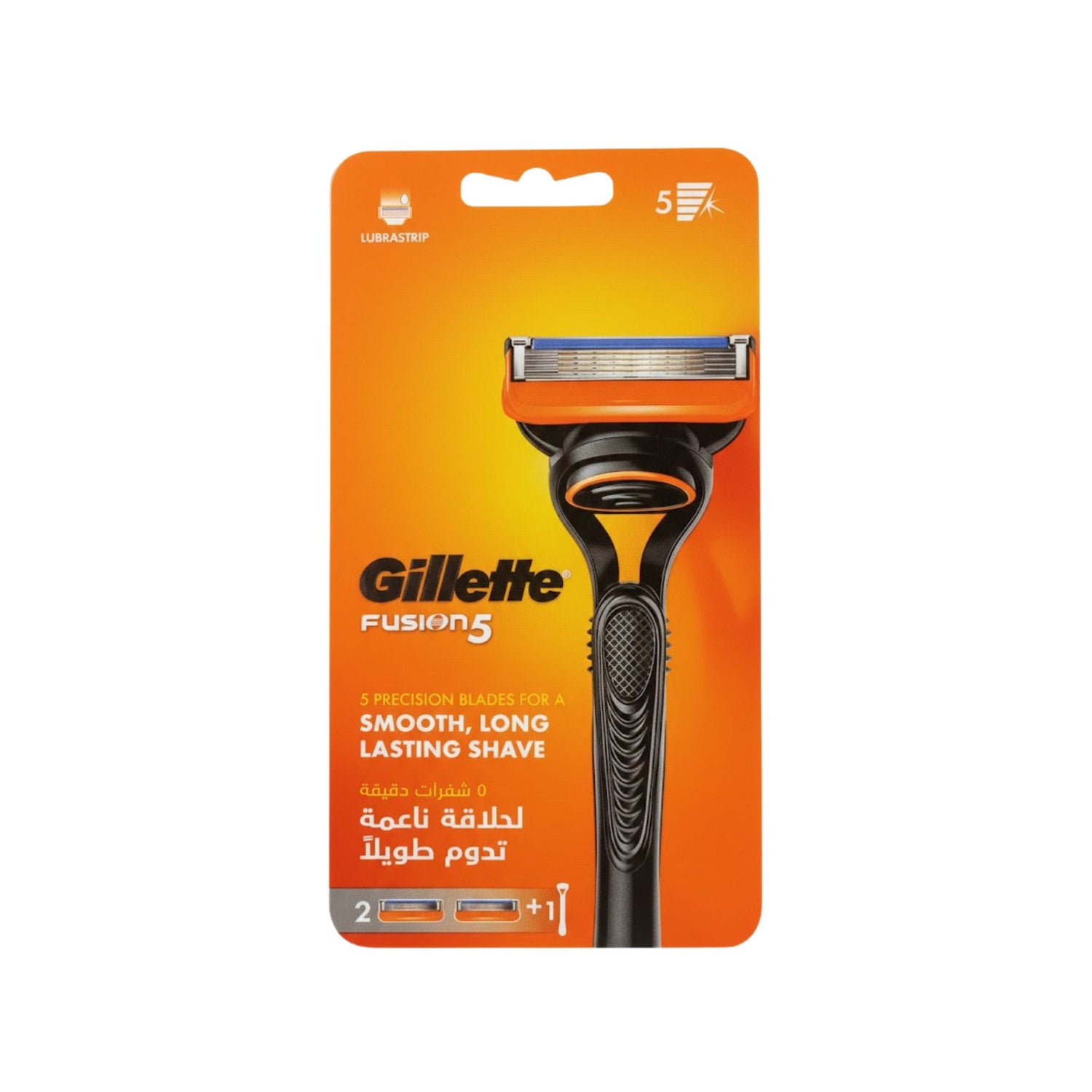 Gillette Fusion 5 Proglide Manual Razor with 2 Cartridges