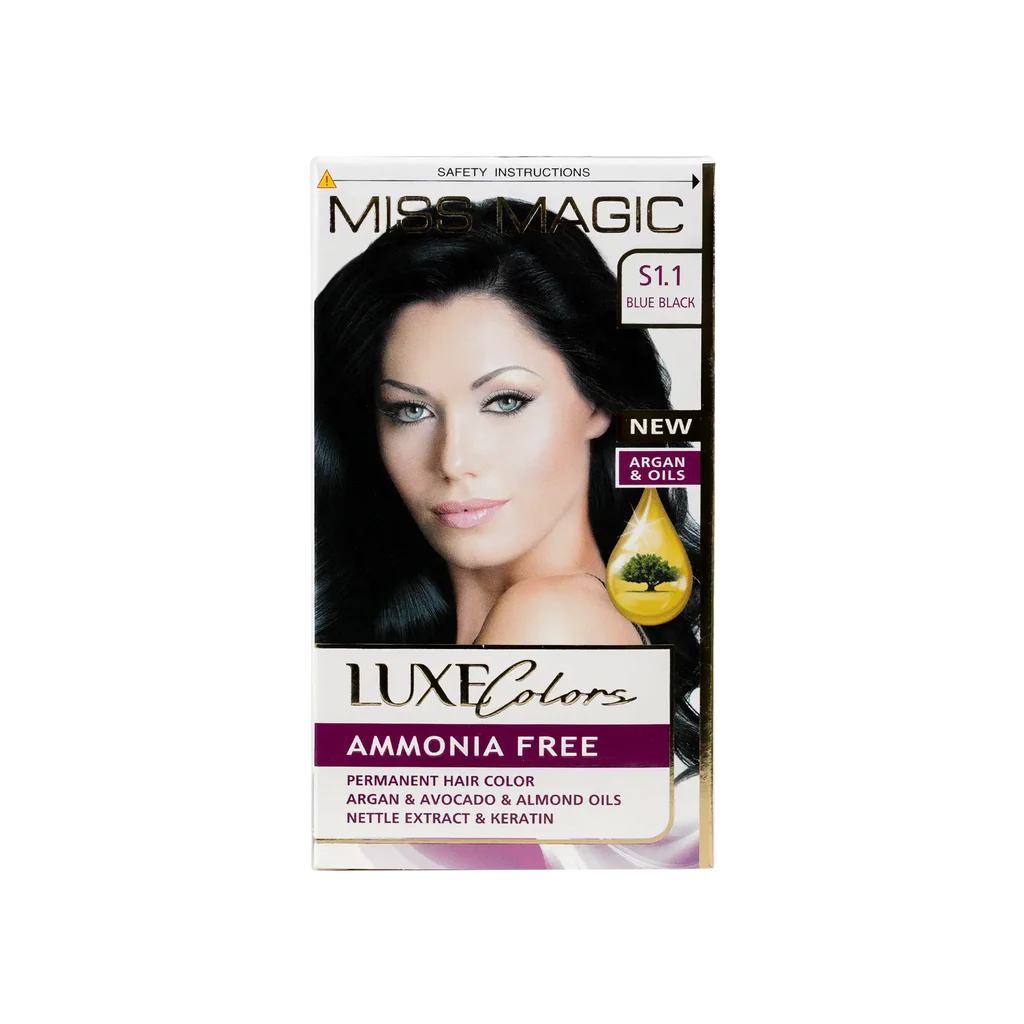 Miss Magic Luxe Hair Colors 1.1 Blue Black