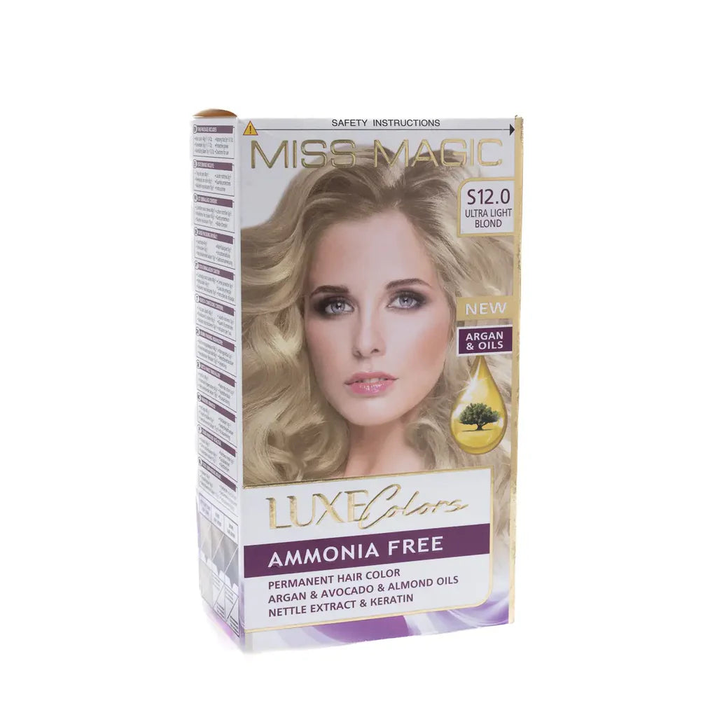 Miss Magic Luxe Hair Colors 12.0 Ultra Light Blond