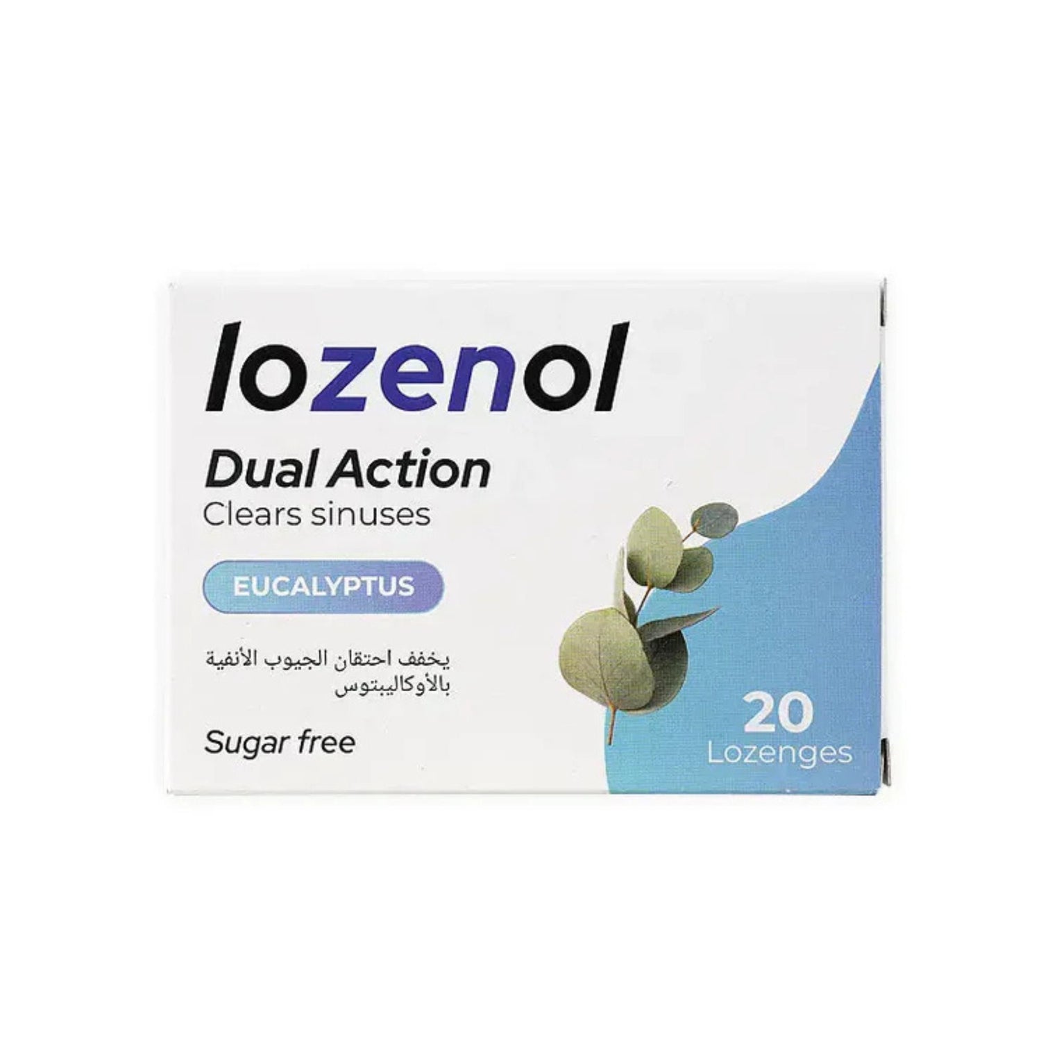 Lozenol Clear Sinuses Eucalptus Sugar Free 20 Lozenges