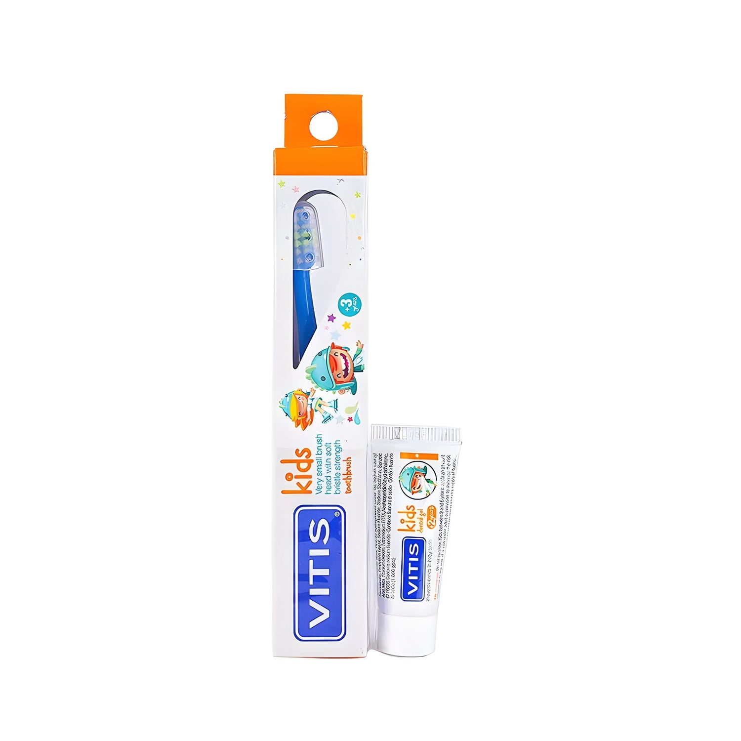 Vitis Kids +3 Years Toothbrush + Gel 8 ml - Beauty Vitamins