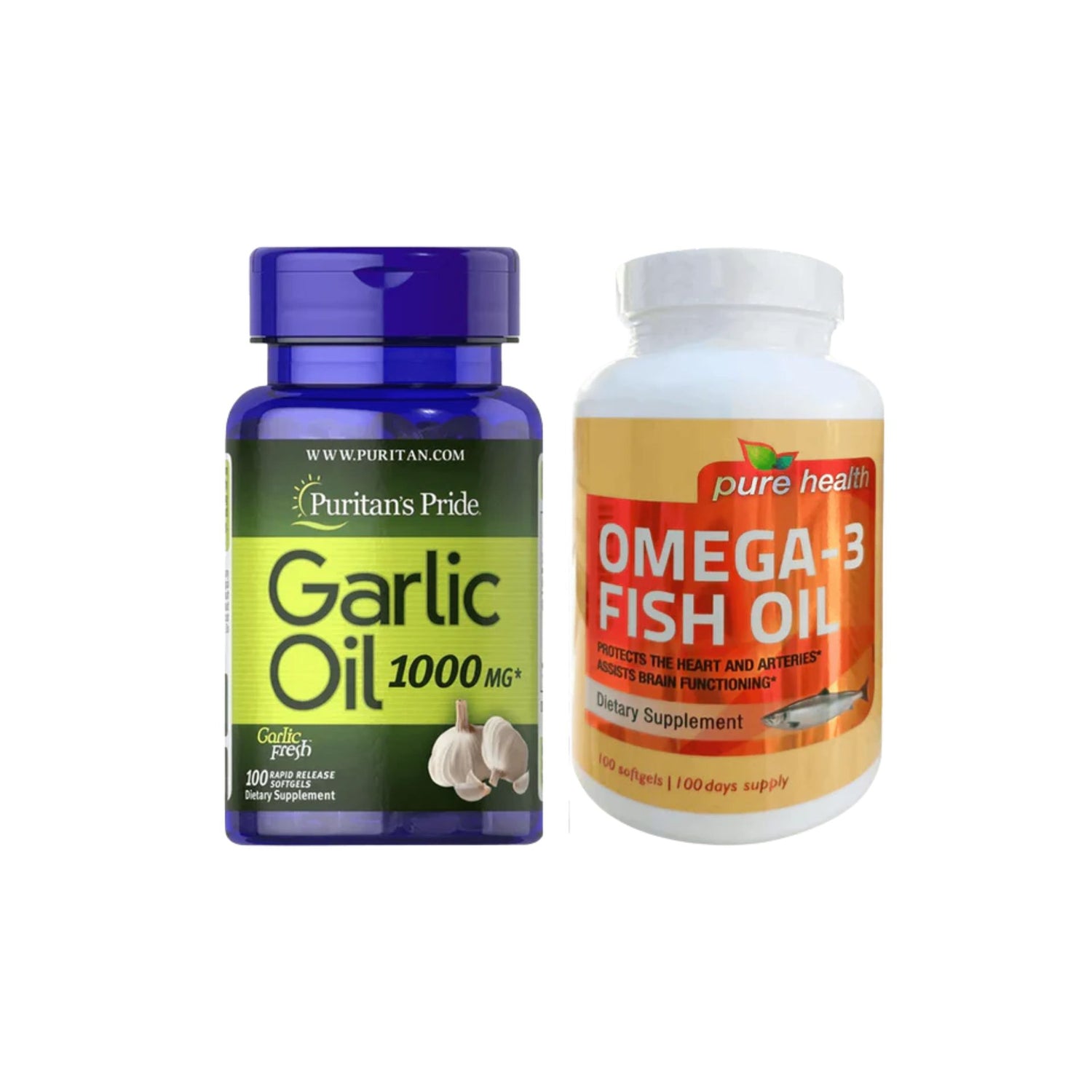 package P.Pride Garlic Oil + Pure H Omega 3