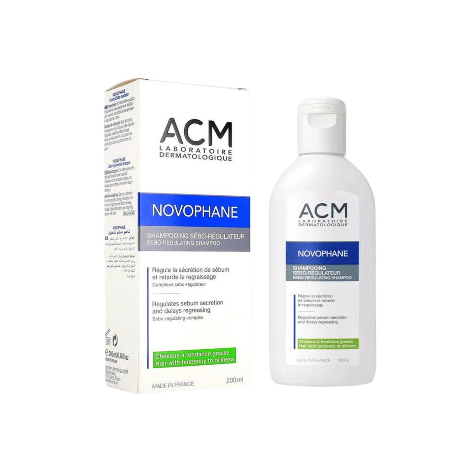 ACM Novophane Sebo Regulating Shampoo 200 ml - Beauty Vitamins