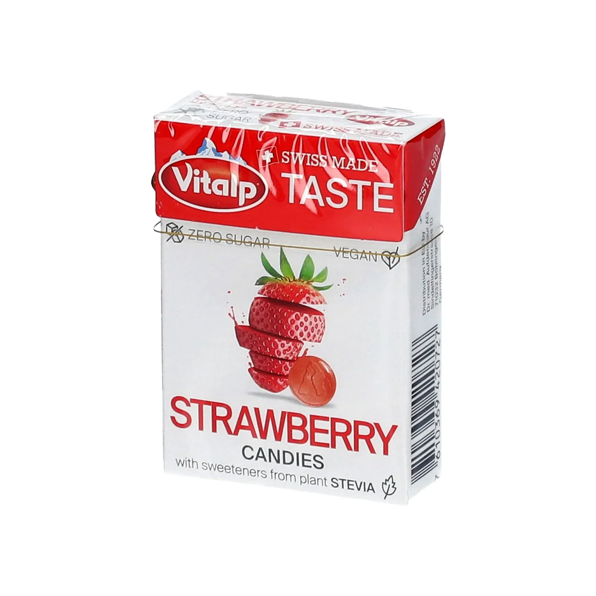 Vitalp Taste Sugar Free Candies Strawberry 25 g - Beauty Vitamins