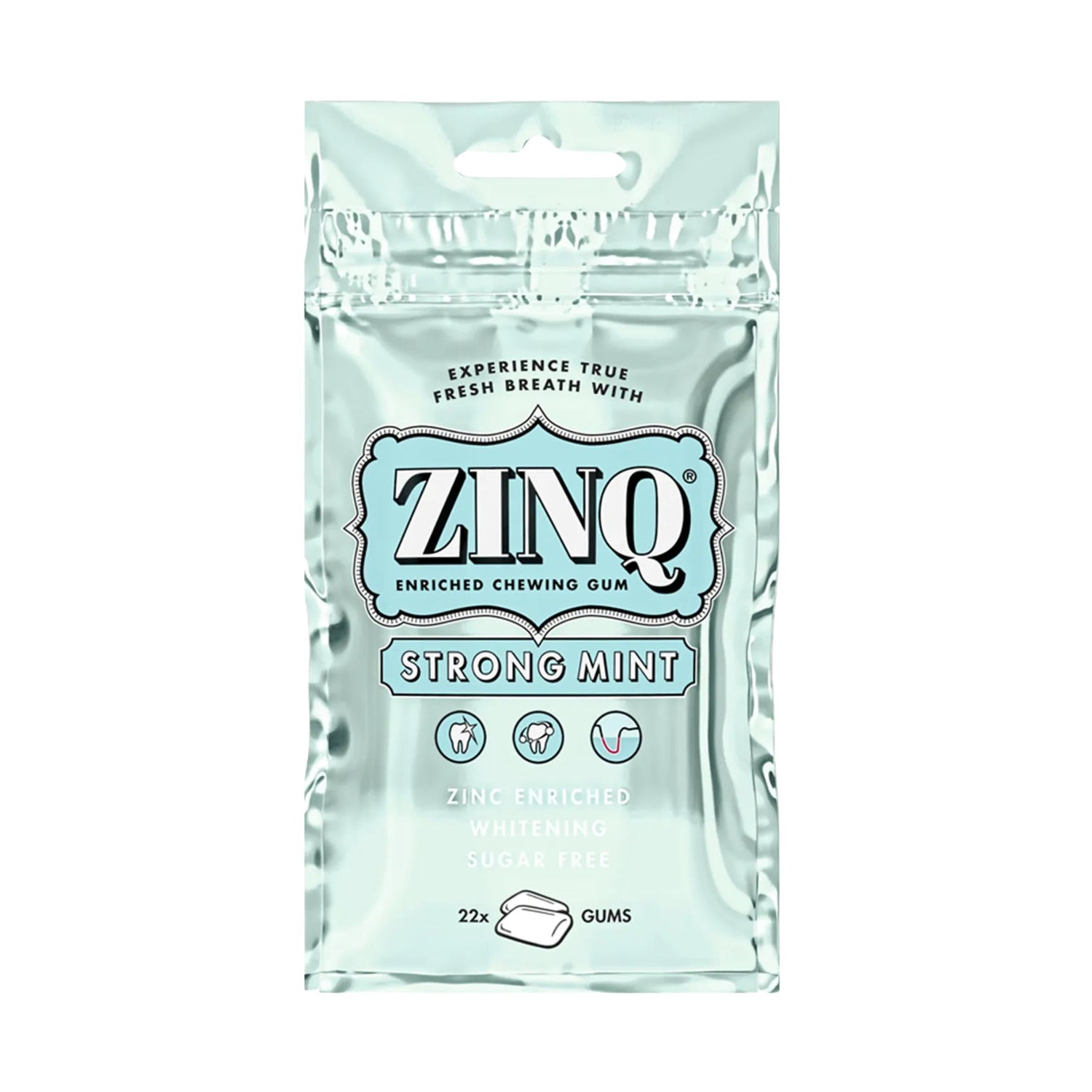 Zinq Strong Mint 22 Gums - Beauty Vitamins