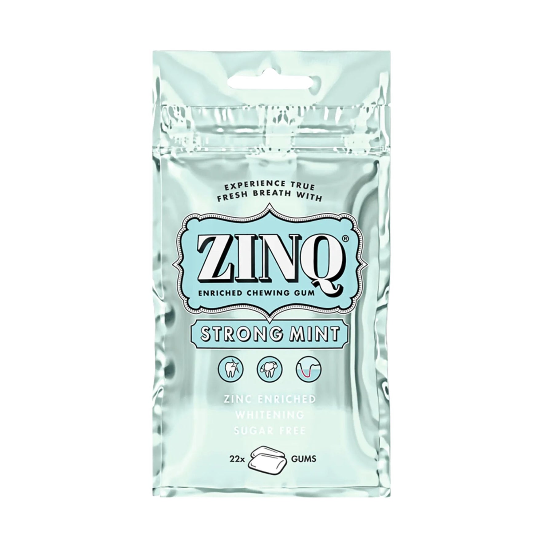 Zinq Strong Mint 22 Gums - Beauty Vitamins