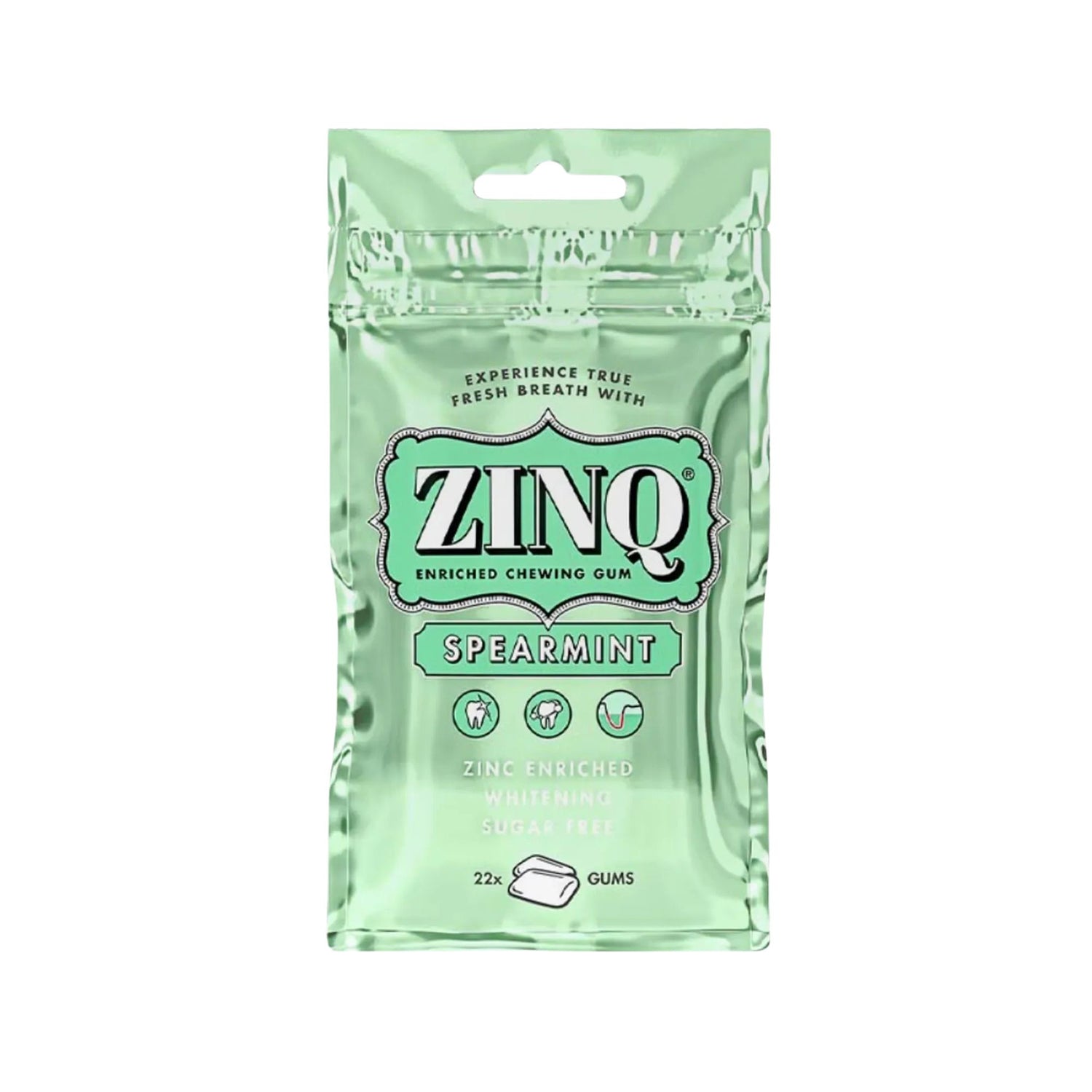 Zinq Spearmint 22 Gums - Beauty Vitamins