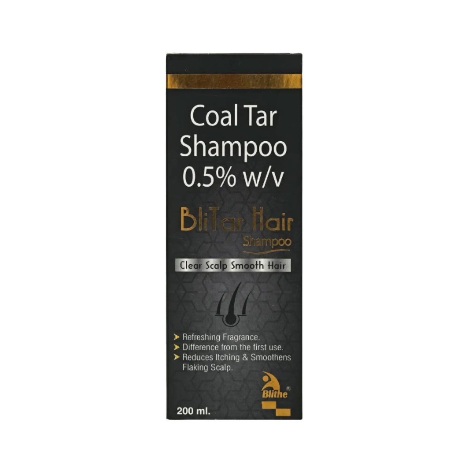 Coal Tar Blitar Hair Shampoo 200Ml - Beauty Vitamins